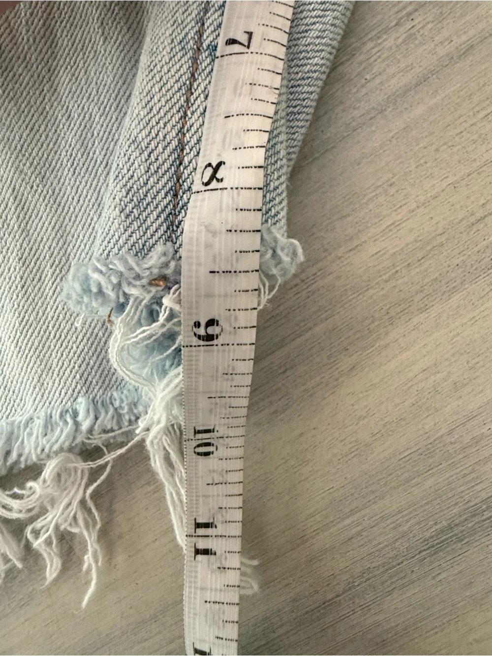American Eagle Jorts Denim Bermuda Shorts Distressed Size 4